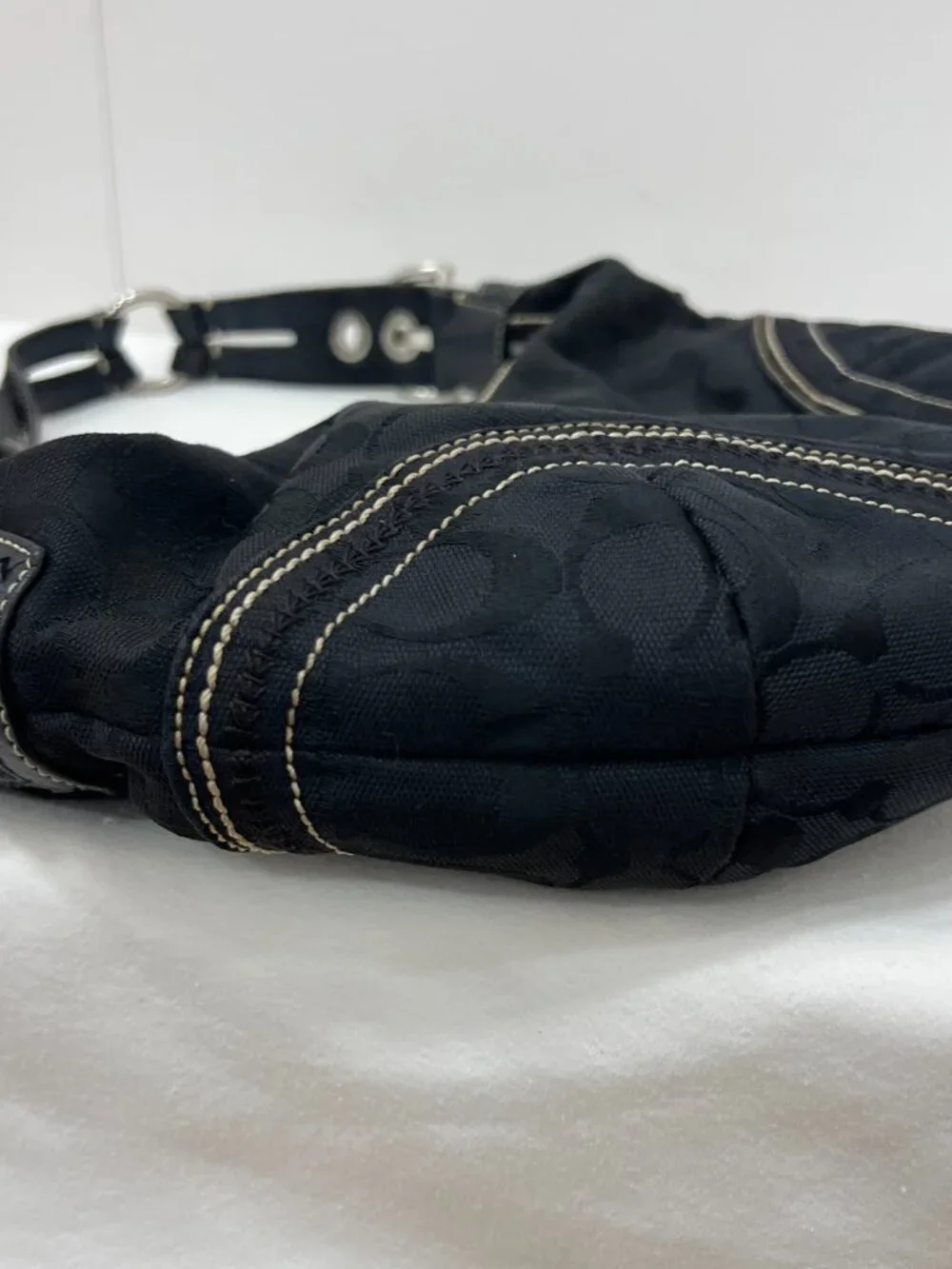 Coach Black Hobo Crescent Shoulder Bag in Style 10600